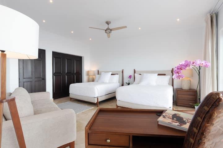 Bedroom with two beds